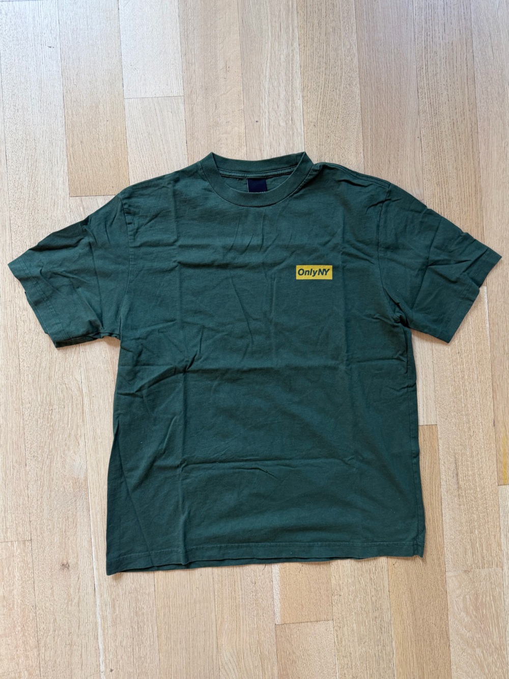 Only NY Forest Green Logo T-Shirt size M medium